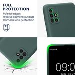 Laptop, Telefoane si Tablete - Telefoane mobile si accesorii - Accesorii Telefoane - Huse telefoane - Husa Kwmobile pentru Samsung Galaxy A51, anti-alunecare, silicon, albastru verzui - Infinity.ro