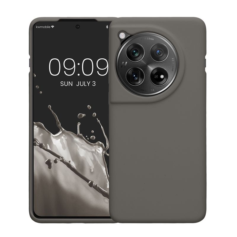 Laptop, Telefoane si Tablete - Telefoane mobile si accesorii - Accesorii Telefoane - Huse telefoane - Husa Kwmobile pentru OnePlus 12, incarcare wireless, silicon, gri - Infinity.ro