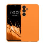 Laptop, Telefoane si Tablete - Telefoane mobile si accesorii - Accesorii Telefoane - Huse telefoane - Husa Kwmobile pentru Samsung Galaxy A16 5G, anti-alunecare, silicon, portocaliu - Infinity.ro