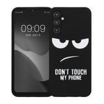 Laptop, Telefoane si Tablete - Telefoane mobile si accesorii - Accesorii Telefoane - Huse telefoane - Husa Kwmobile pentru Samsung Galaxy A14 5G, anti-alunecare, silicon, alb, negru - Infinity.ro