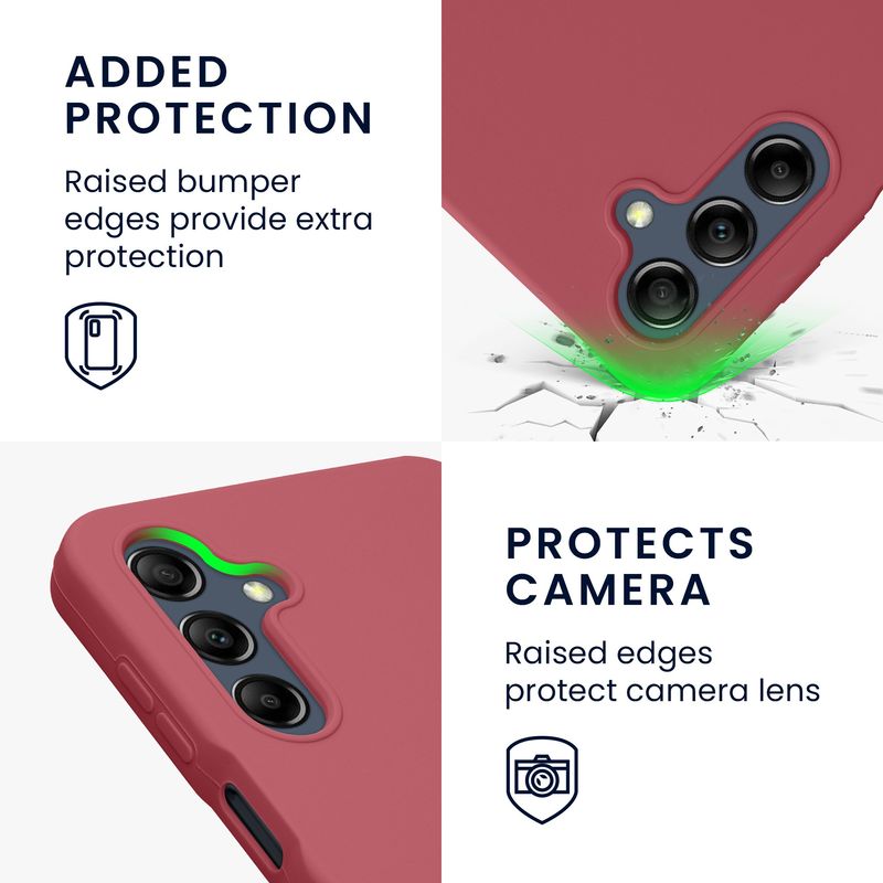 Laptop, Telefoane si Tablete - Telefoane mobile si accesorii - Accesorii Telefoane - Huse telefoane - Husa Kwmobile pentru Samsung Galaxy A16 5G, incarcare wireless, anti-alunecare, silicon, roz - Infinity.ro