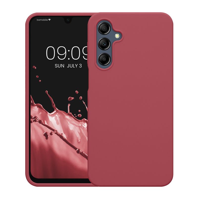 Laptop, Telefoane si Tablete - Telefoane mobile si accesorii - Accesorii Telefoane - Huse telefoane - Husa Kwmobile pentru Samsung Galaxy A16 5G, incarcare wireless, anti-alunecare, silicon, roz - Infinity.ro