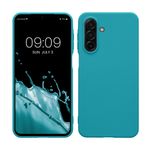 Laptop, Telefoane si Tablete - Telefoane mobile si accesorii - Accesorii Telefoane - Huse telefoane - Husa Kwmobile pentru Samsung Galaxy A17 4G/5G, incarcare wireless, TPU, turcoaz - Infinity.ro
