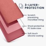 Laptop, Telefoane si Tablete - Telefoane mobile si accesorii - Accesorii Telefoane - Huse telefoane - Husa Kwmobile pentru Samsung Galaxy A16 5G, incarcare wireless, anti-alunecare, silicon, roz - Infinity.ro