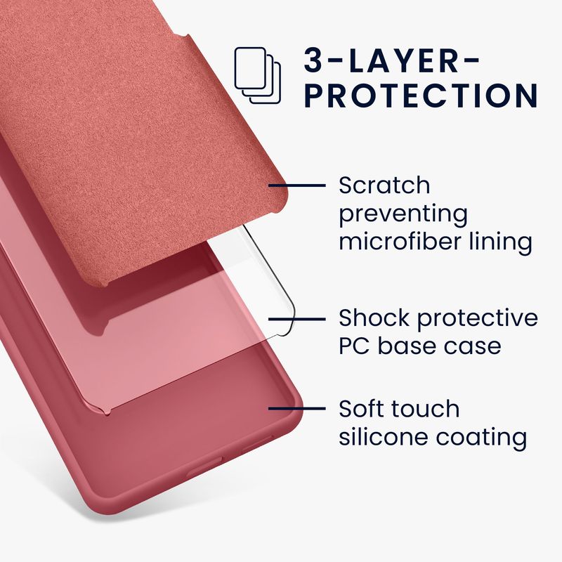 Laptop, Telefoane si Tablete - Telefoane mobile si accesorii - Accesorii Telefoane - Huse telefoane - Husa Kwmobile pentru Samsung Galaxy A16 5G, incarcare wireless, anti-alunecare, silicon, roz - Infinity.ro