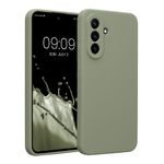 Laptop, Telefoane si Tablete - Telefoane mobile si accesorii - Accesorii Telefoane - Huse telefoane - Husa Kwmobile pentru Samsung Galaxy A37 5G, anti-alunecare, silicon, verde - Infinity.ro
