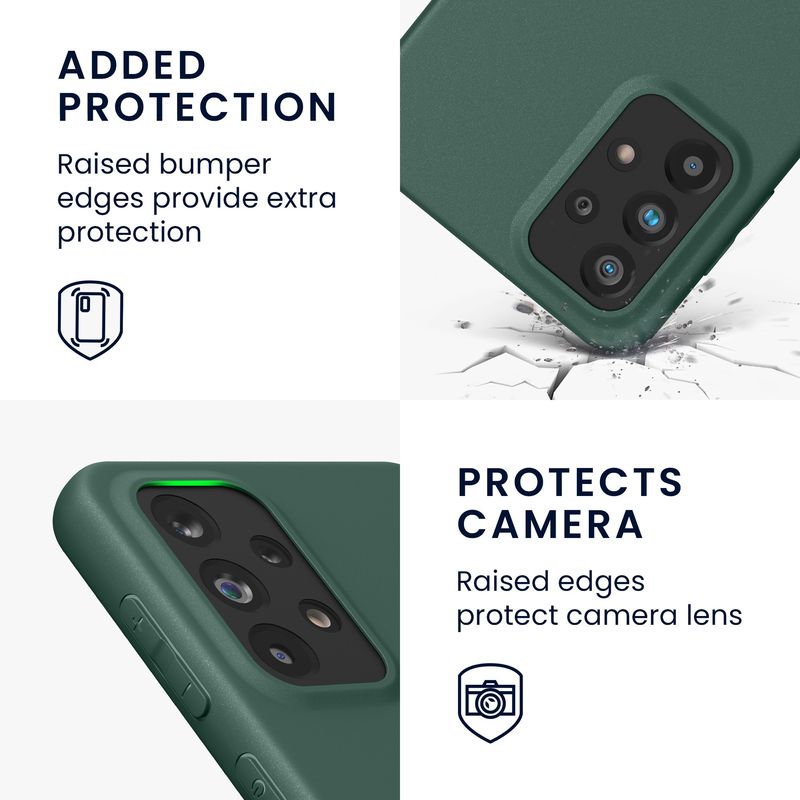 Laptop, Telefoane si Tablete - Telefoane mobile si accesorii - Accesorii Telefoane - Huse telefoane - Husa Kwmobile pentru Samsung Galaxy A33 5G, incarcare wireless, silicon, verde - Infinity.ro