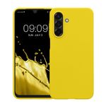 Laptop, Telefoane si Tablete - Telefoane mobile si accesorii - Accesorii Telefoane - Huse telefoane - Husa Kwmobile pentru Samsung Galaxy A26 5G, incarcare wireless, silicon, galben - Infinity.ro