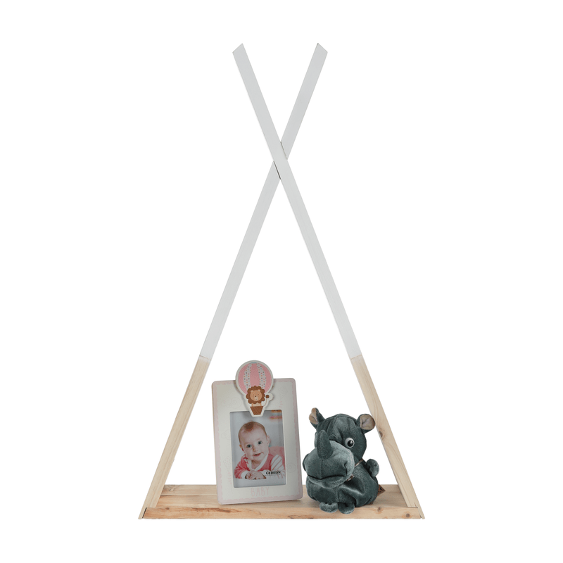 Casa si Gradina - Mobilier - Biblioteci si rafturi - Rafturi - Raft pentru copii, alb / natural, JOLI - Infinity.ro