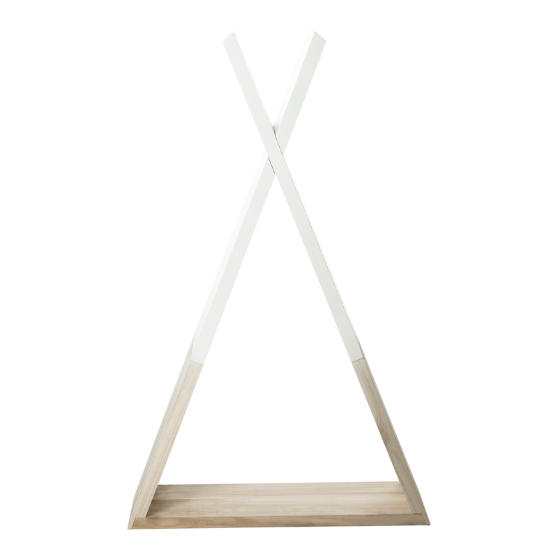 Casa si Gradina - Mobilier - Biblioteci si rafturi - Rafturi - Raft pentru copii, alb / natural, JOLI - Infinity.ro