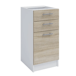 Casa si Gradina - Mobilier - Dulapuri si sifoniere - Dulapuri - Dulap inferior, stejar sonoma/alb, FABIANA S - 40SZ2 - Infinity.ro