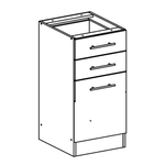 Casa si Gradina - Mobilier - Dulapuri si sifoniere - Dulapuri - Dulap inferior, stejar sonoma/alb, FABIANA S - 40SZ2 - Infinity.ro