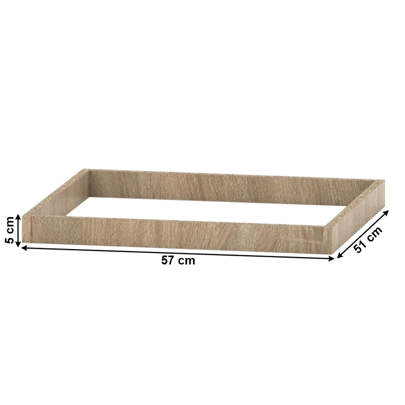 Casa si Gradina - Mobilier - Dulapuri si sifoniere - Dulapuri - Plinta pentru dulap, stejar sonoma, TEMPO ASISTENT NEW 032 - Infinity.ro