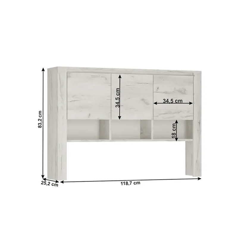 Casa si Gradina - Mobilier - Comode si corpuri - Comode - Suprapozabil pentru birou sau comoda tip 60,  alb craft, ANGEL - Infinity.ro