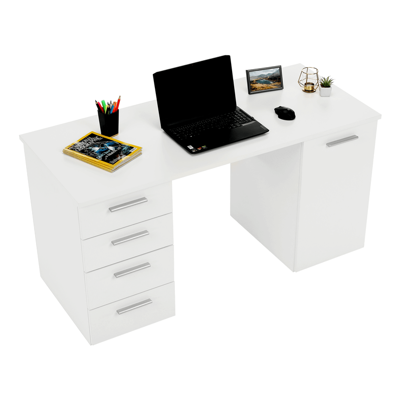 Casa si Gradina - Mobilier - Mese si birouri - Birouri - Masa birou alba, EUSTACH - Infinity.ro