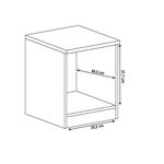 Casa si Gradina - Mobilier - Comode si corpuri - Noptiere - Noptiera, stejar lefkas, TEDY TYP T16 - Infinity.ro