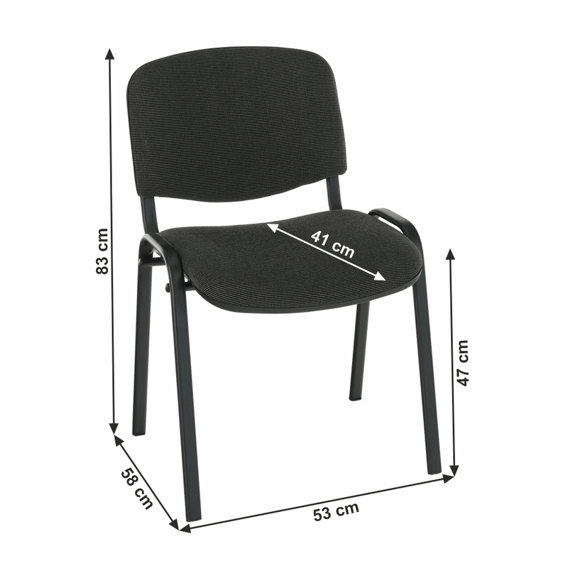 Casa si Gradina - Mobilier - Scaune si fotolii - Scaune - Scau de birou, gri, ISO NEW - Infinity.ro