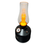 Casa si Gradina - Decoratiuni - Aromaterapie si lumanari - Difuzoare aromaterapie - Difuzor de Aroma  tip lampa Retro  LA-0621  cu Lumina dimabila calda tip  Flacara - Infinity.ro