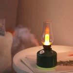 Casa si Gradina - Decoratiuni - Aromaterapie si lumanari - Difuzoare aromaterapie - Difuzor de Aroma  tip lampa Retro  LA-0621  cu Lumina dimabila calda tip  Flacara - Infinity.ro