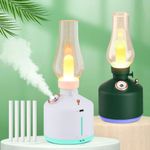 Casa si Gradina - Decoratiuni - Aromaterapie si lumanari - Difuzoare aromaterapie - Difuzor de Aroma  tip lampa Retro  LA-0621  cu Lumina dimabila calda tip  Flacara - Infinity.ro