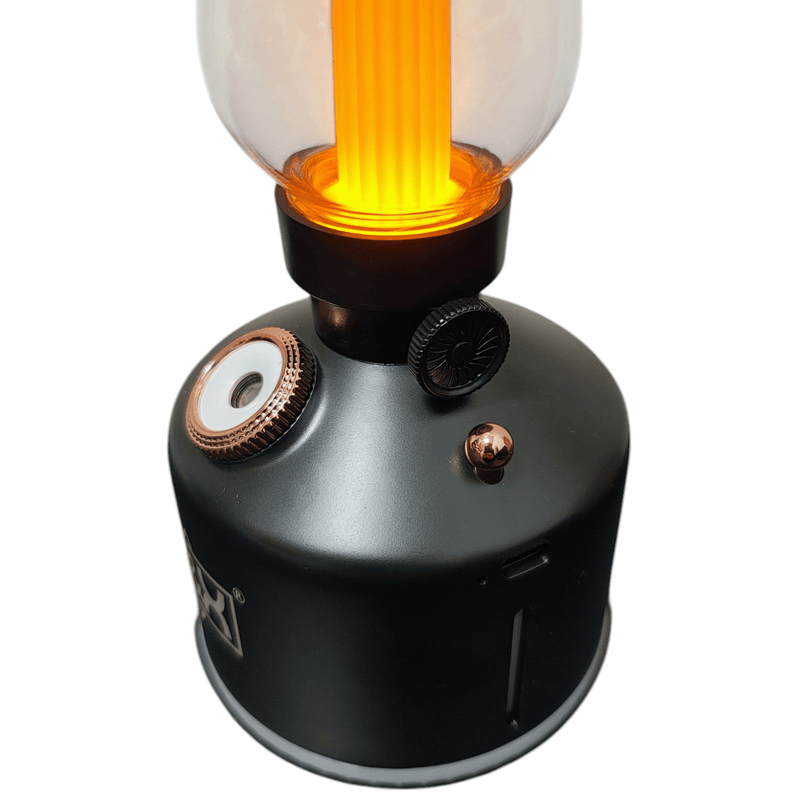 Casa si Gradina - Decoratiuni - Aromaterapie si lumanari - Difuzoare aromaterapie - Difuzor de Aroma  tip lampa Retro  LA-0621  cu Lumina dimabila calda tip  Flacara - Infinity.ro