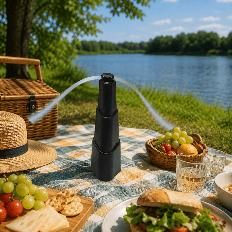 Market - Curatenie si intretinere casa - Produse menaj - Insecticide si capcane - Ventilator Anti-Insecte pentru Masa - Fly Repellent Fan - Infinity.ro