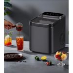 Electronice si Electrocasnice - Aparate frigorifice - Congelatoare - Masina de facut cuburi de Gheata ZSW-ZB12, 12 kg/zi, Rezervor 1.2L, Panou Tactil, Design Compact, Negru - Infinity.ro