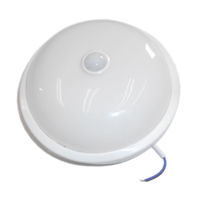 Casa si Gradina - Corpuri si surse de iluminat - Accesorii corpuri de iluminat - Aplica LED 20W cu Senzor de Miscare PIR, Plafoniera Rotunda, 220V, Lumina Alba Neutra, Interior / Exterior Protejat - Infinity.ro