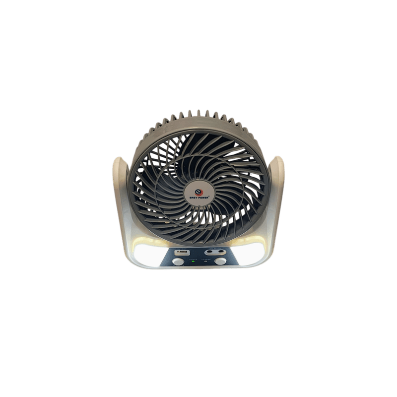 Electronice si Electrocasnice - Climatizare si sisteme de incalzire - Aparate racire aer - Ventilatoare - Ventilator Solar Reincarcabil EP-606, 15 cm, cu Panou Solar, 2 Becuri LED Incluse,3000 mAh, USB Power Bank - Infinity.ro