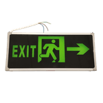 Casa si Gradina - Corpuri si surse de iluminat - Iluminat comercial si industrial - Lampa de Urgenta EXIT LED 220V cu Acumulator, Autonomie 120 Minute, Indicator Iesire Evacuare cu Sageata Dreapta - Infinity.ro