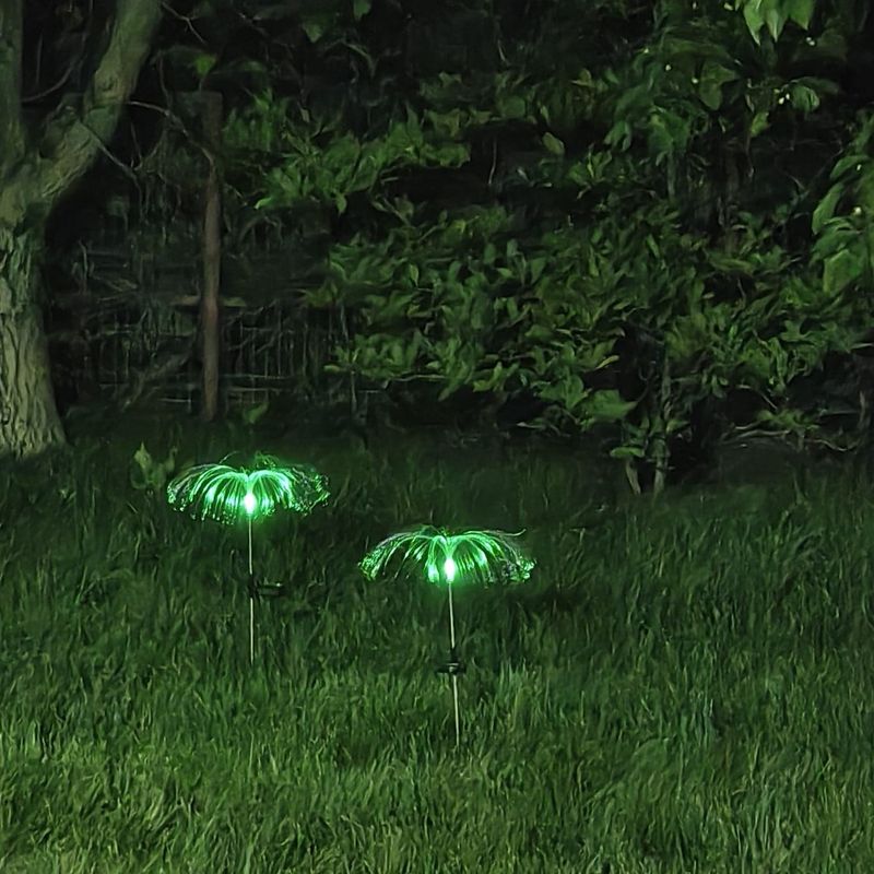 Casa si Gradina - Corpuri si surse de iluminat - Iluminat exterior - Lampi solare - Decoratiune Solara LED pentru Gradina, Set 2 Bucati, IP65, Iluminare Decorativa Exterior(pret pe bucata) - Infinity.ro