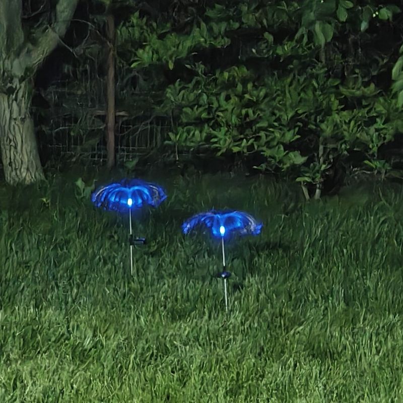 Casa si Gradina - Corpuri si surse de iluminat - Iluminat exterior - Lampi solare - Decoratiune Solara LED pentru Gradina, Set 2 Bucati, IP65, Iluminare Decorativa Exterior(pret pe bucata) - Infinity.ro