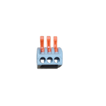 Casa si Gradina - Electrice - Distributie electrica si comanda - Accesorii distributie electrica - Conector electric tip Wago - 3 intrari, 3 iesiri (regleta rapida) - Infinity.ro