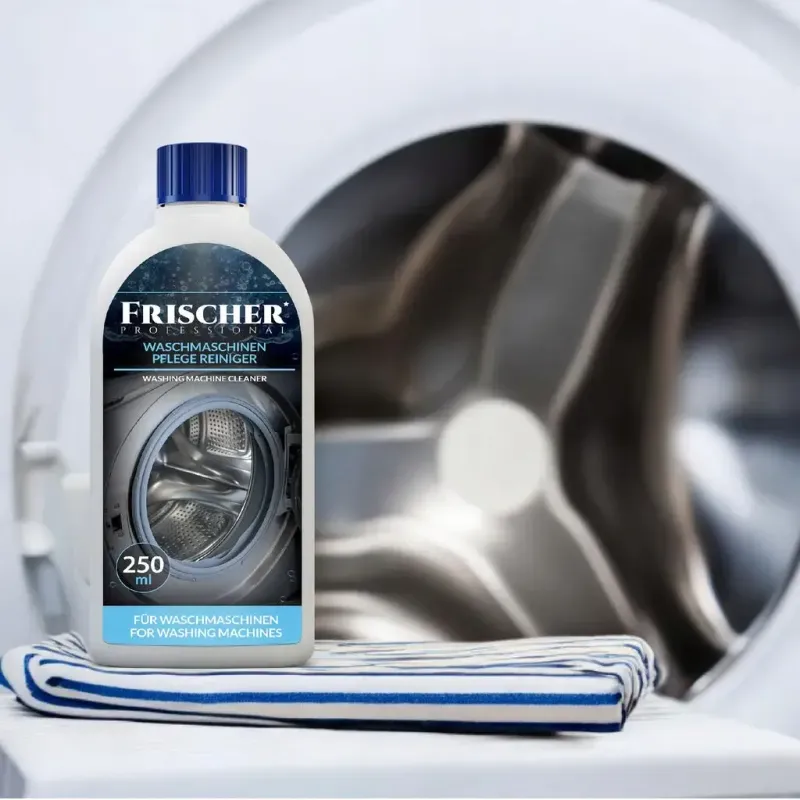 Market - Spalare si intretinere rufe - Intretinere masina de spalat - Anticalcar si Igienizare - Lichid de curatare pentru masina de spalat rufe Frischer Professional, 250ml - Infinity.ro