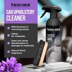 Auto si Moto - Intretinere auto - Produse curatare auto - Kit de curatare si intretinere pentru tapiterie auto Frischer Professional, solutie 500 ml + perie + carpa microfibra - Infinity.ro