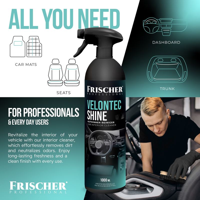 Auto si Moto - Intretinere auto - Produse curatare auto - Solutie de curatare pentru interioare auto Frischer Professional, 5000 ml - Infinity.ro