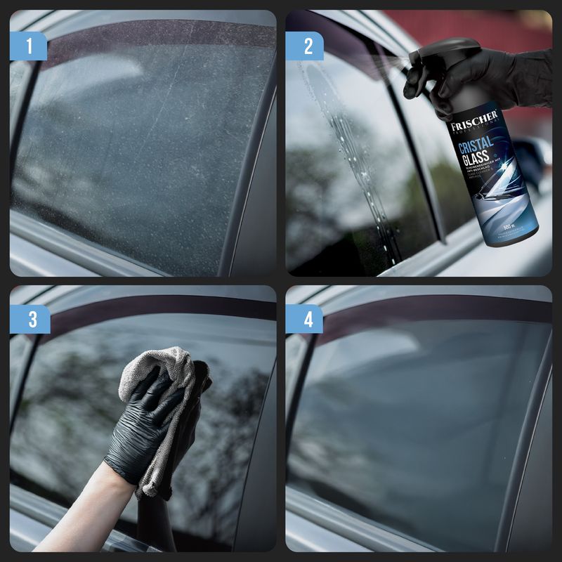 Auto si Moto - Intretinere auto - Produse curatare auto - Solutie pentru curatare geamuri auto Frischer Professional, curatare + antiaburire, pulverizator, 500ml - Infinity.ro