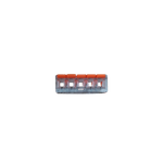 Casa si Gradina - Electrice - Distributie electrica si comanda - Accesorii distributie electrica - Conector Wago 5 Intrari cu Legatura Comuna - Montaj Fara Surub - Infinity.ro