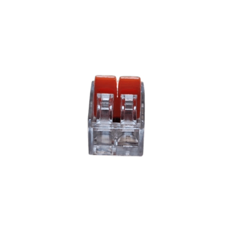 Casa si Gradina - Electrice - Distributie electrica si comanda - Accesorii distributie electrica - Conector Wago 2 Intrari cu Legatura Comuna - Montaj Fara Surub - Infinity.ro