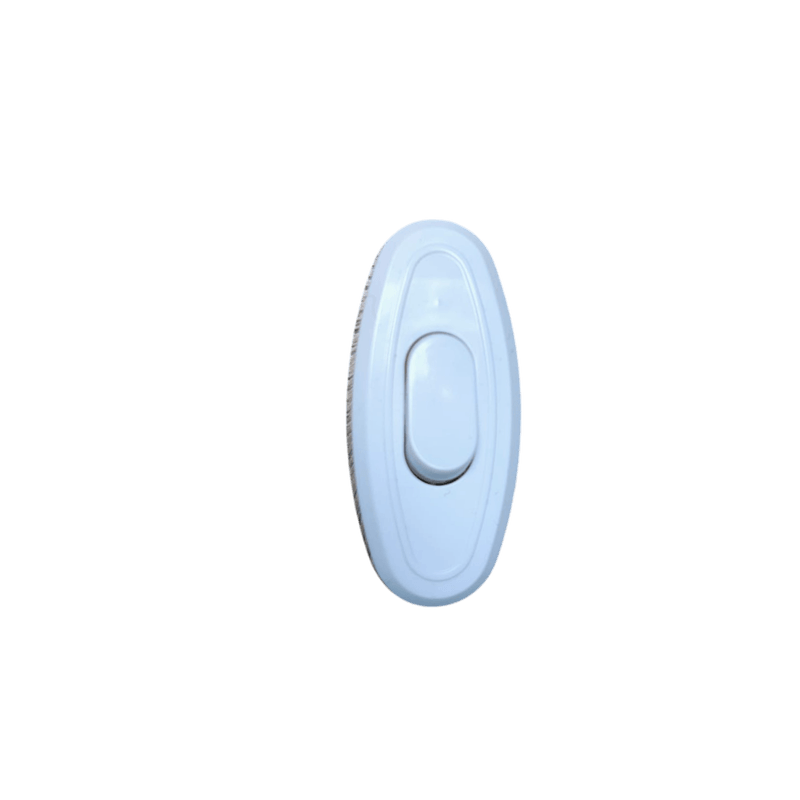 Casa si Gradina - Electrice - Accesorii electrice - Accesorii prize si intrerupatoare - Intrerupator pe fir Atom alb, ON/OFF, 250V / 2A - pentru veioze si lampi de interior - Infinity.ro