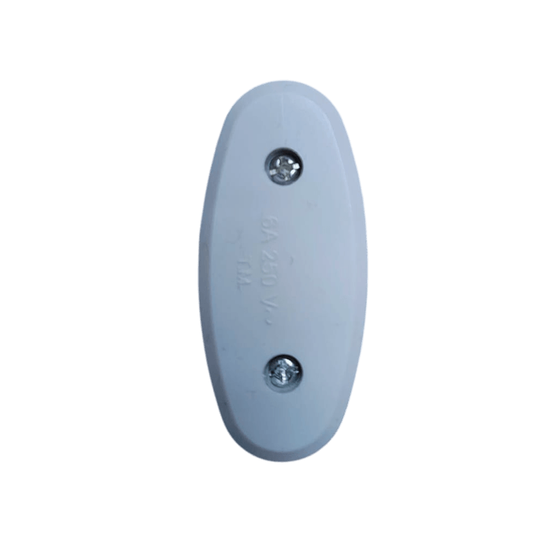 Casa si Gradina - Electrice - Accesorii electrice - Accesorii prize si intrerupatoare - Intrerupator pe fir Atom alb, ON/OFF, 250V / 2A - pentru veioze si lampi de interior - Infinity.ro