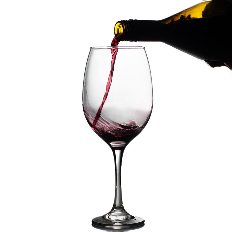 Casa si Gradina - Bucatarie si vesela - Cani si pahare - Pahare - Pahar cu picior din sticla de 580 ml, Cesiro - Infinity.ro