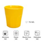 Casa si Gradina - Bucatarie si vesela - Cani si pahare - Pahare - Pahar cu model culoare Galben de 70 ml, Cesiro - Infinity.ro