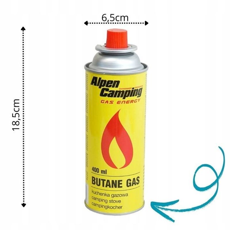Sport si Outdoor - Camping - Bucatarie de camping - Arzatoare si accesorii - Kit aragaz turistic 2 in 1 si cartus de gaz 400ml, SilverTools - Infinity.ro