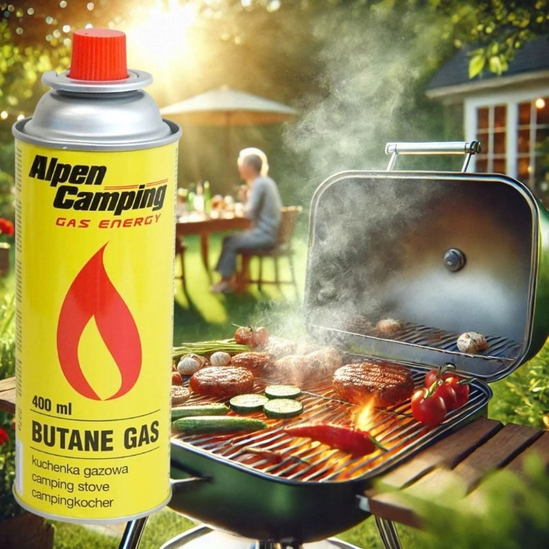 Sport si Outdoor - Camping - Bucatarie de camping - Arzatoare si accesorii - Kit aragaz turistic 2 in 1 si cartus de gaz 400ml, SilverTools - Infinity.ro