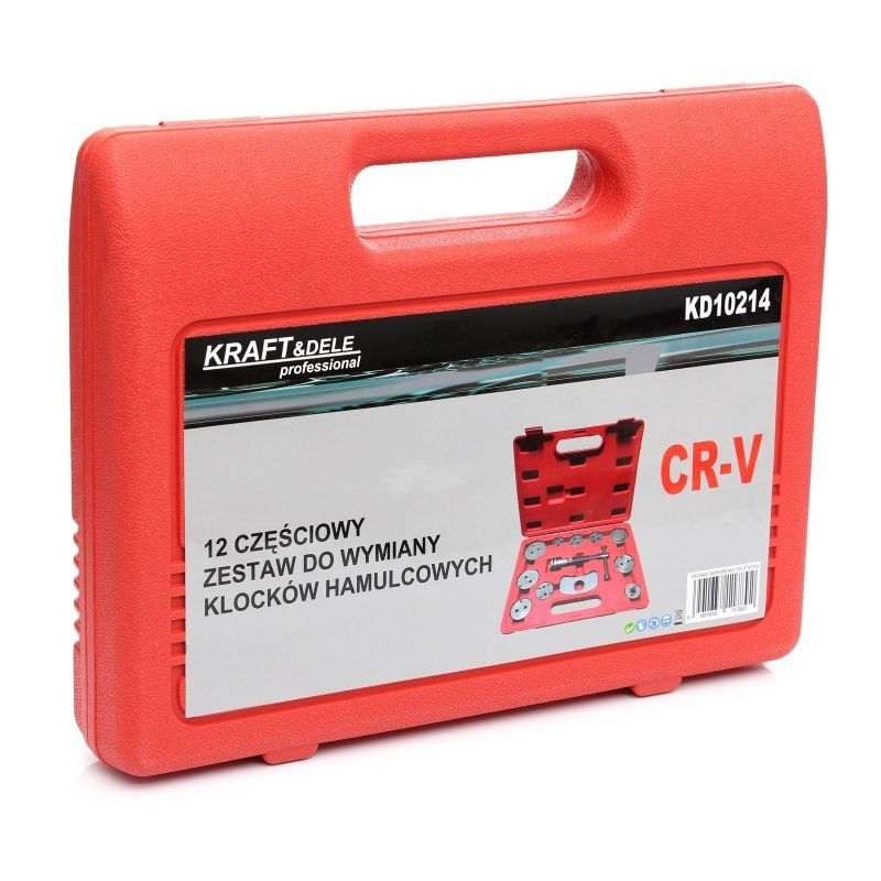 Auto si Moto - Reparatii si depanare - Scule auto - Scule si truse auto - Presa etrier universala placute frana, 12 buc, KD10214, Kraft&Dele - Infinity.ro