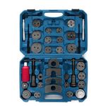 Auto si Moto - Reparatii si depanare - Scule auto - Scule si truse auto - Set 35 buc Presa etrier universala pentru repararea pistoanelor de frana + valiza, TA1373 - Infinity.ro
