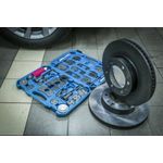 Auto si Moto - Reparatii si depanare - Scule auto - Scule si truse auto - Set 35 buc Presa etrier universala pentru repararea pistoanelor de frana + valiza, TA1373 - Infinity.ro