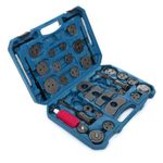Auto si Moto - Reparatii si depanare - Scule auto - Scule si truse auto - Set 35 buc Presa etrier universala pentru repararea pistoanelor de frana + valiza, TA1373 - Infinity.ro