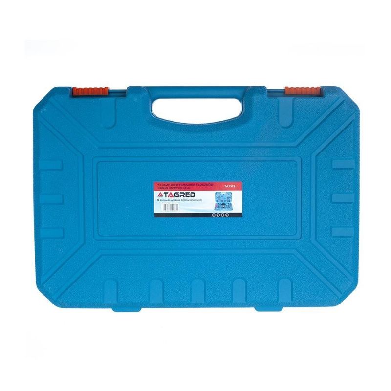 Auto si Moto - Reparatii si depanare - Scule auto - Scule si truse auto - Set 41 buc pentru repararea, presarea pistoanelor de frana + valiza, TA1374 - Infinity.ro